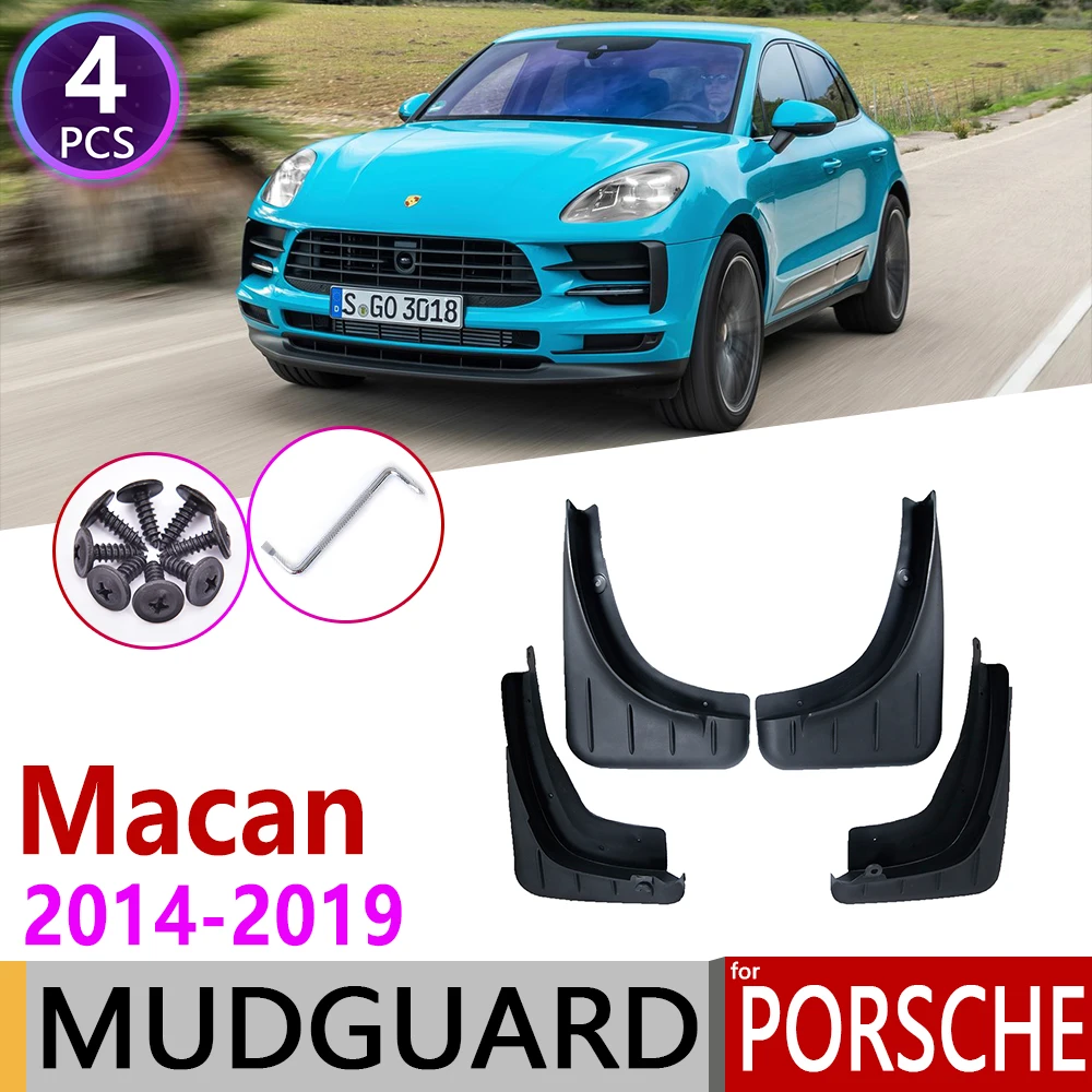 Спереди и сзади брызговик для Porsche Macan Boxter 2014 ~ 2019 автомобильные щитки брызговики