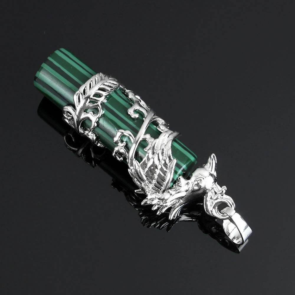 Новый дизайн подлинный 3D натуральный кварц морской опал дракон Феникс подвеска