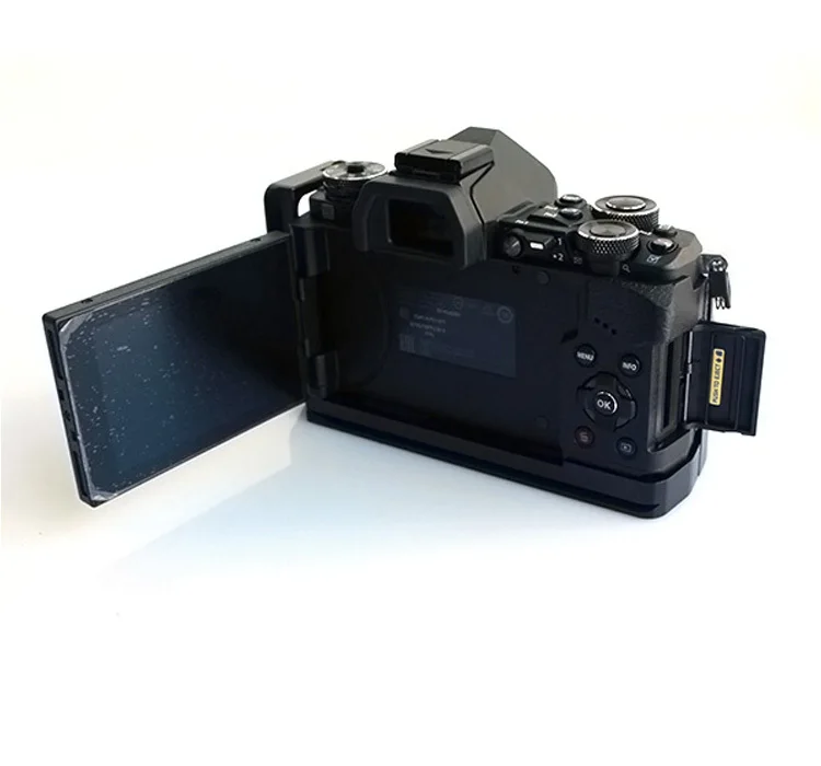Подходит для FLO-EM5II, l-образный кронштейн, qr-пластина, вертикальная пластина, держатель камеры для Olympus OMD E-M5 Mark II, E-M5II, держатель для камеры