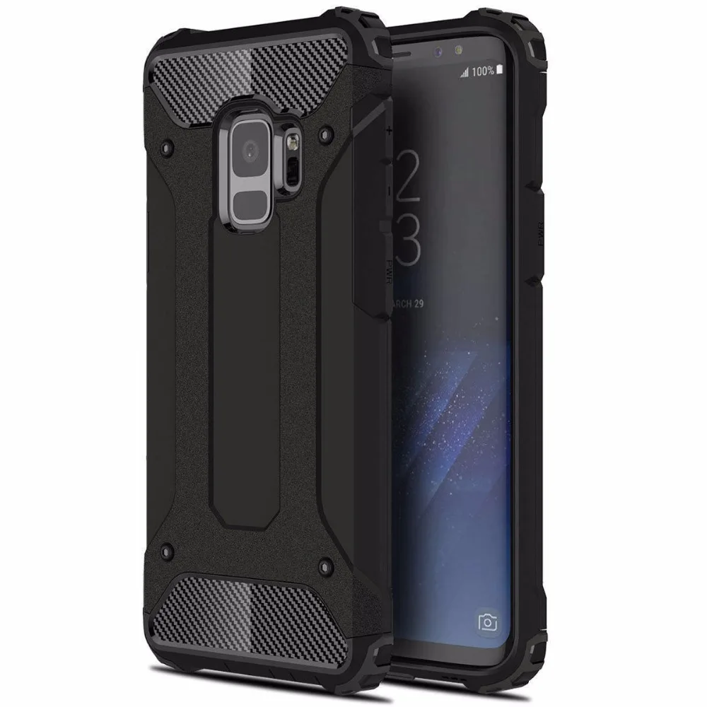 Роскошный гибридный прочный армированный чехол для телефона samsung Galaxy S10 S9 S8 Plus S7 S6 Edge S5 S10E S 10 Прочный противоударный защитный чехол