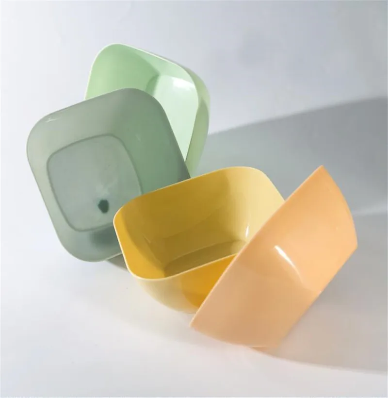 Бытовой Пластик чаша Новый Ассорти тарелка для салата кетчупа джема Dip зажим