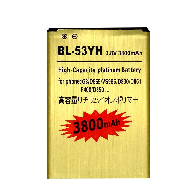 Аккумулятор G3 для телефона LG D858 D855 D857 D859 D850 F400 F460 F470 F400L D830 D851 VS985|Аккумуляторы