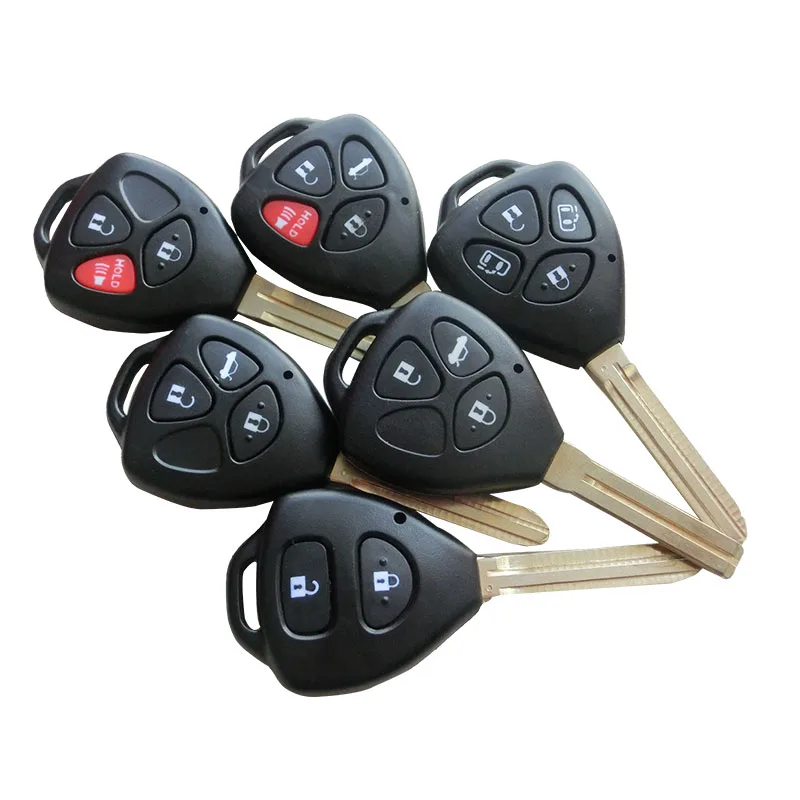 2 3 4 кнопки корпус автомобильного ключа дистанционного управления Fob для Toyota Camry
