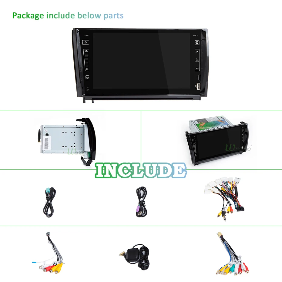 " DSP Android 9,0 ips экран 64G радио GPS 2 DIN в автомобиль для TOYOTA Sequoia Tundra стерео без DVD плеера навигационный приемник аудио