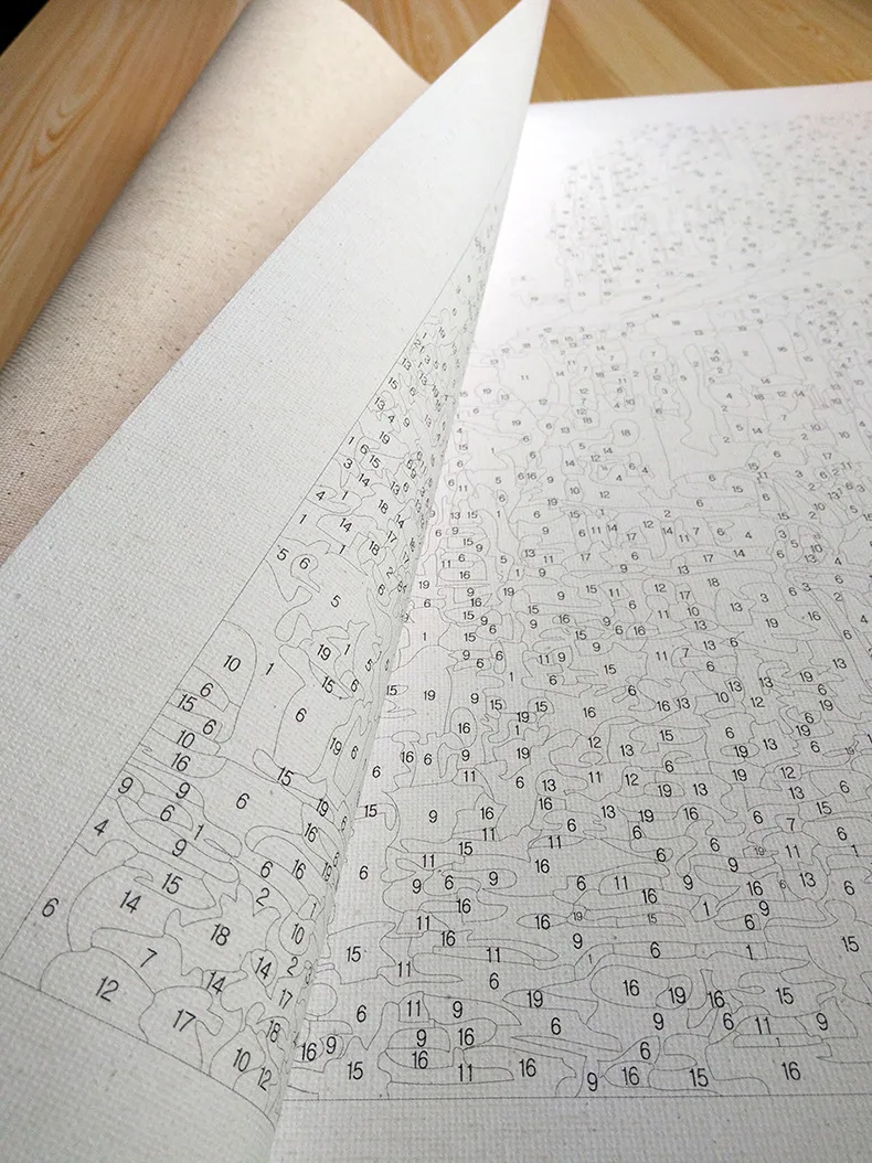 Painting By Numbers Paris Street DIY Handpainted Canvas Wall Art Picture For Living Room Unique Gift Healthy acrylic paint set | Дом и сад