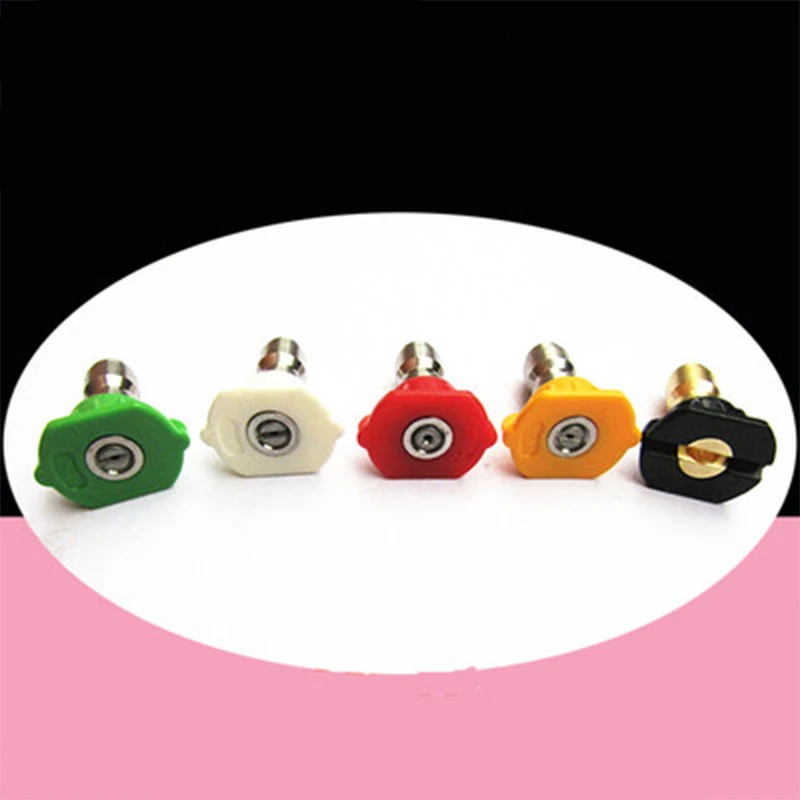 5 шт Красочный веер сопло высокого давления водяной пистолет воды на выходе