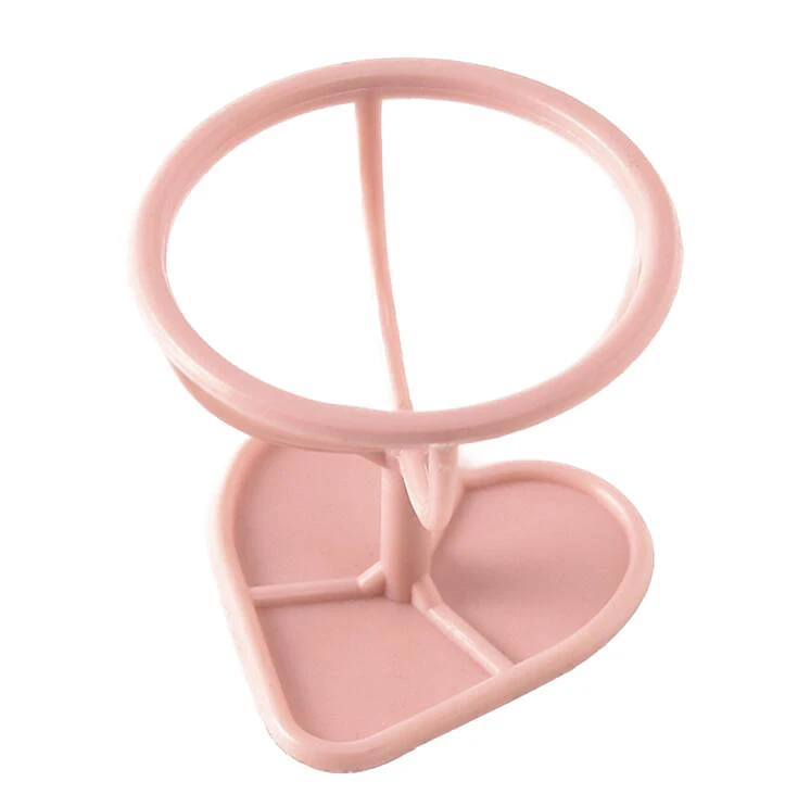 Pink Подставка для порошка, подставка для хранения хлопковых подушечек, стойка для хранения, инструменты для макияжа, кронштейн для сушки яиц, корзина для красоты, губка, пуховая стойка для хранения кронштейнов - Цвет: Pink