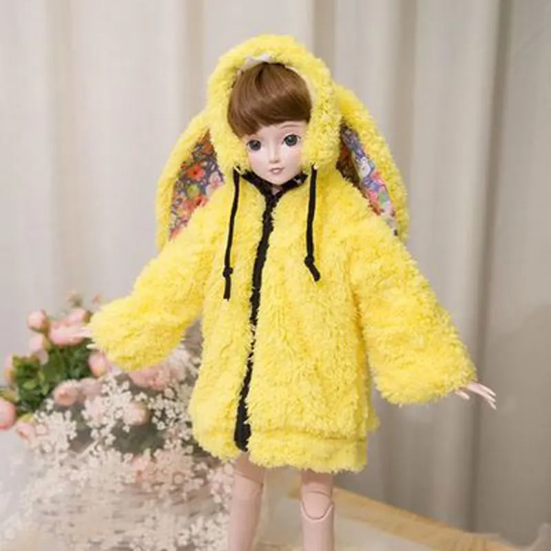 1/3 55-63 см BJD SD кукла одежда шерсть кролик пальто для куклы аксессуары модная кукольная одежда наряды для кукол