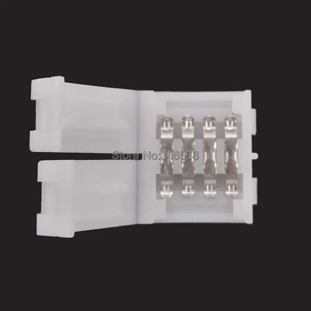 20 шт./лот 4 PIN 10 мм Печатная плата полоса-к-полоска без Solderless FPC оснастки вниз разъем