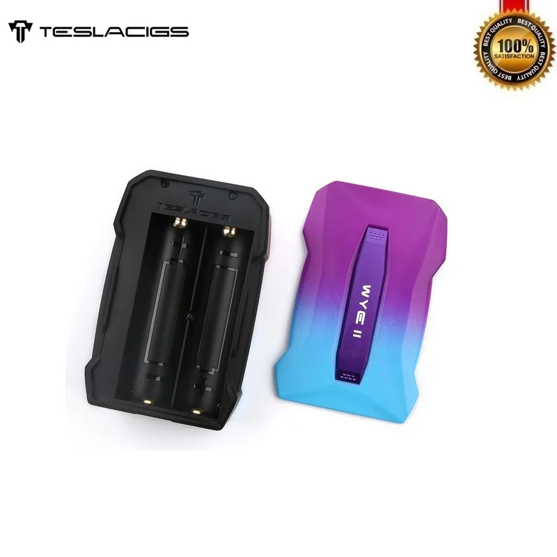 Оригинальный Tesla WYE II 215 Вт TC бокс мод работает от аккумулятора 18650 Teslacigs Vape Mods Vs Punk 0