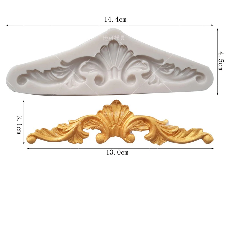 Sugarcraft Европейский Emboss инструмент для кондитерской помады силиконовые формы