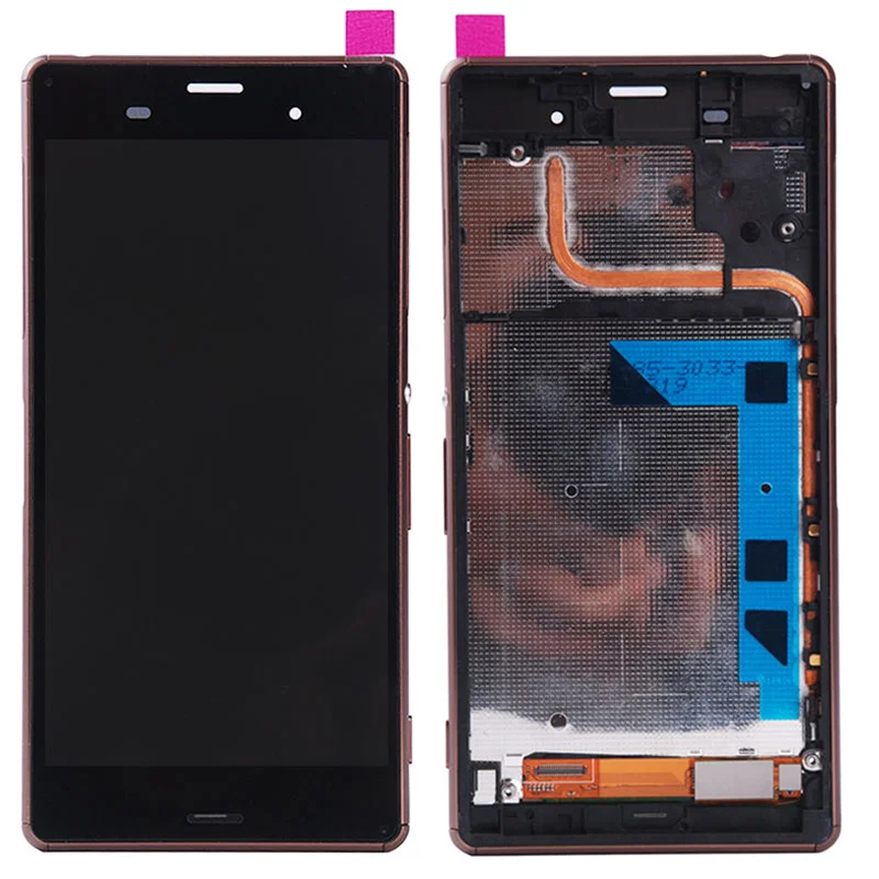 Оригинальный Для SONY Xperia Z3 ЖК дисплей D6603 D6633 D6653 L55T для с сенсорным экраном рамкой