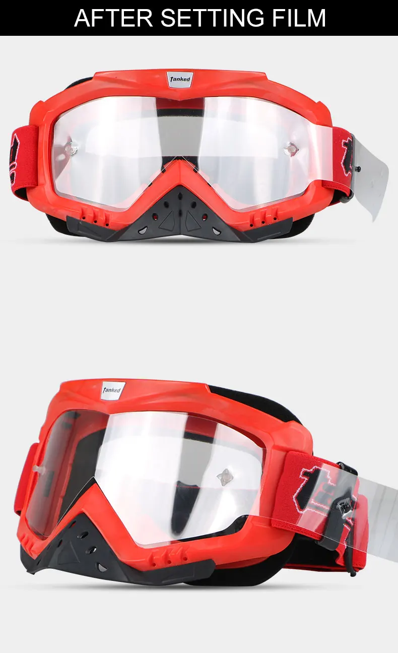 Брендовые очки Dirt Bike ATV Cross Riding лыжные очки для мотокросса очки для мотоцикла УФ лыжные очки для сноуборда прозрачные линзы