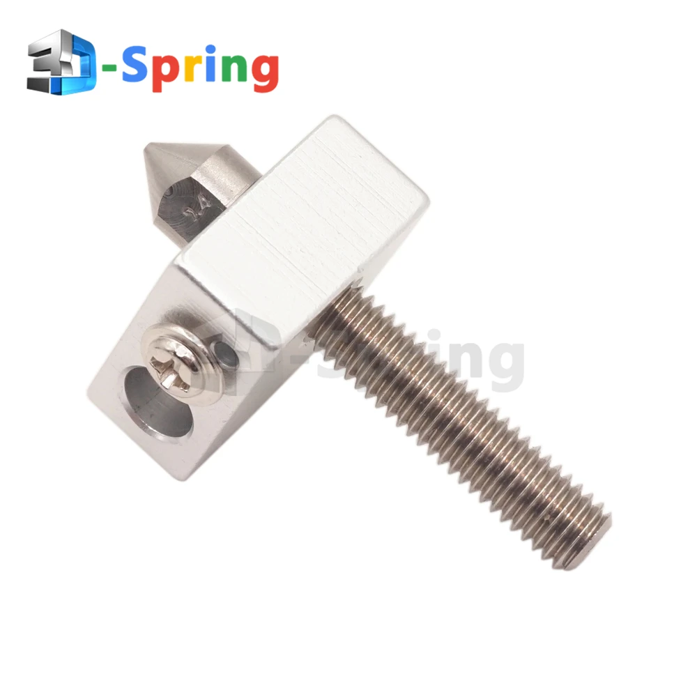 MK8 сопло титановое 0 4 мм CR10 для 3D принтера Creality cr 10 cr10s Ender 3 Prusa Hotend Extruder 1 75