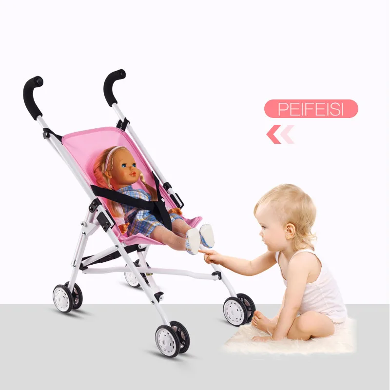 Лидер продаж 16 дюймов брода Reborn Baby Doll фоны для студийной фотографии классический стиль игрушечные лошадки для детей кукла коляска тележка