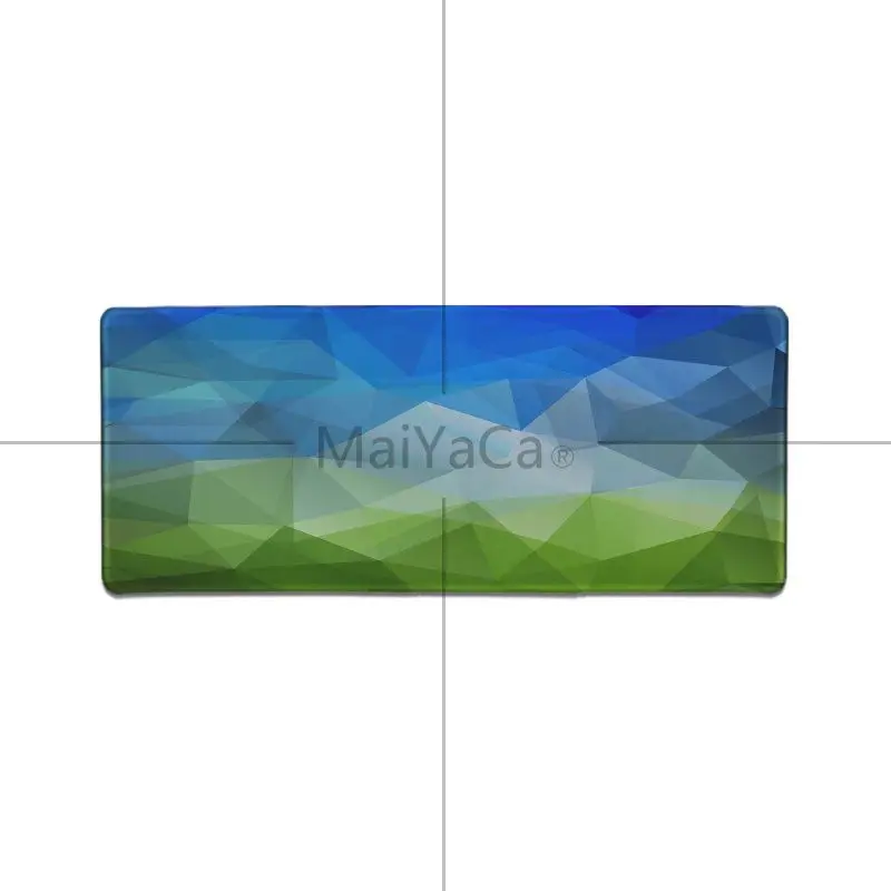 MaiYaCa, калейдоскоп, геометрические цветные офисные мыши, геймерский мягкий коврик для мыши, большой размер, компьютерный коврик для мыши, игровой коврик для мыши - Цвет: Lock Edge 30x80cm