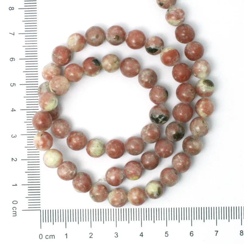 Оптовая продажа 4 мм 6 8 10 натуральный красный розовый камень круглые шарики для