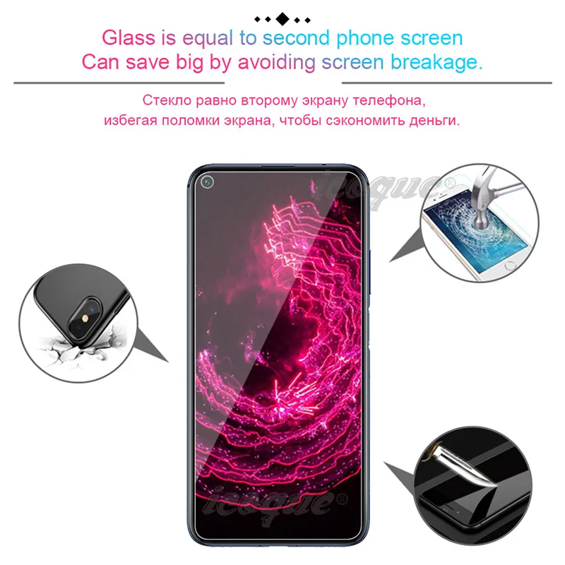 3 шт стекло для huawei Honor 20 9X Pro 8X10 Lite 20i 8C протектор экрана 9H закаленное P20 2019 P30