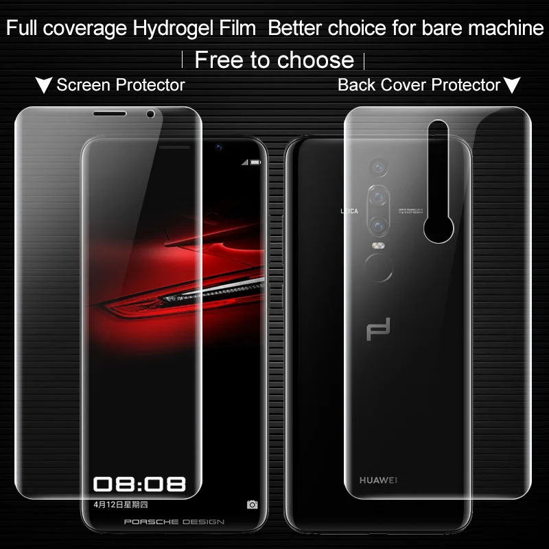 Полноразмерная пленка для PORSCHE DESIGN HUAWEI Mate RS защитная на полный экран и заднюю
