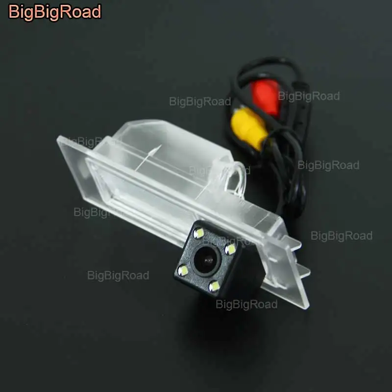 Автомобильная камера заднего вида BigBigRoad умная с функцией ночного видения и RCA