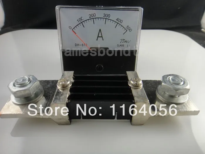 

Фотопанель измеритель тока амперметр DC 0-500A 500A + шунт