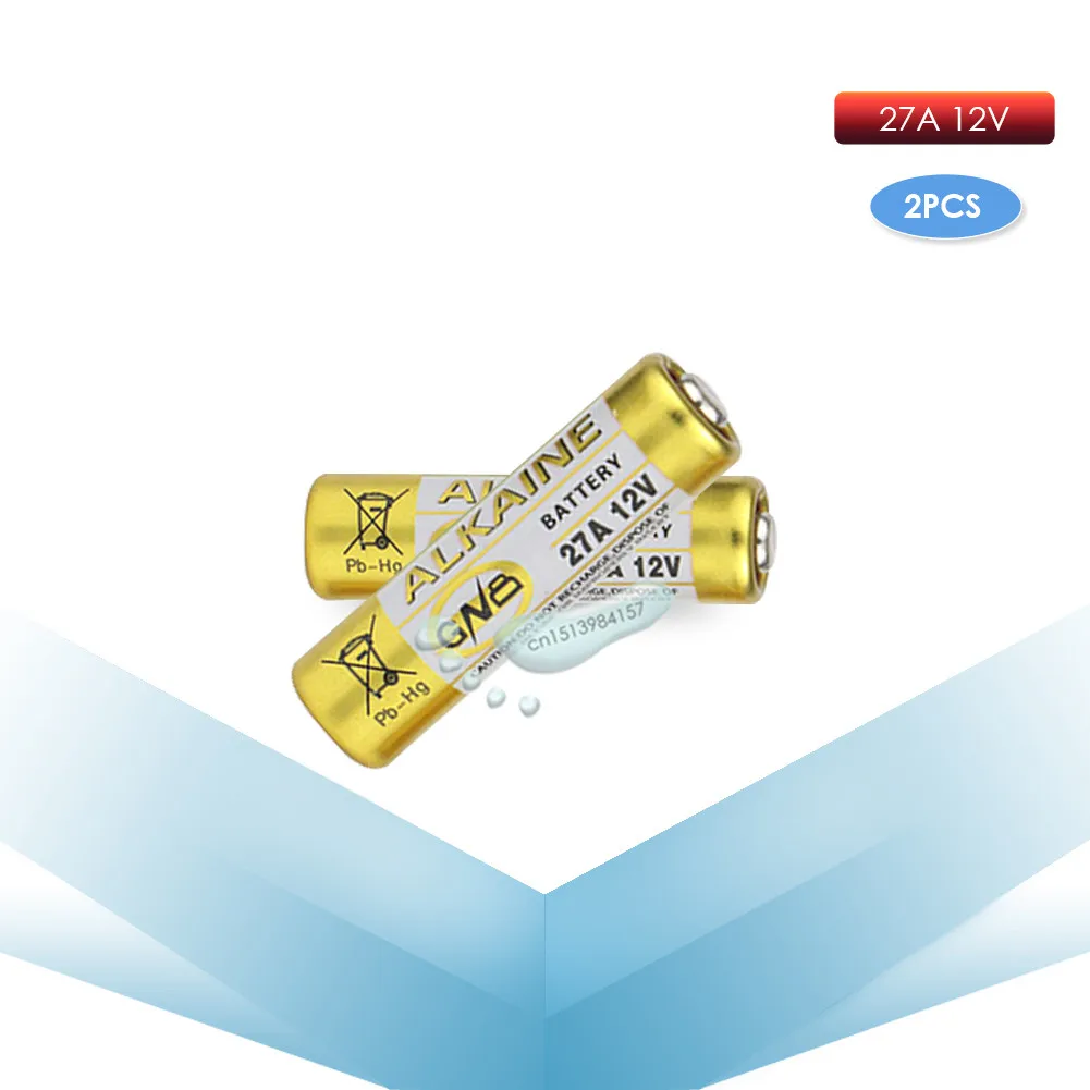 Kpay 2 шт. 27A 12V сухая щелочная батарея 27AE 27MN A27 для дверного звонка автосигнализации