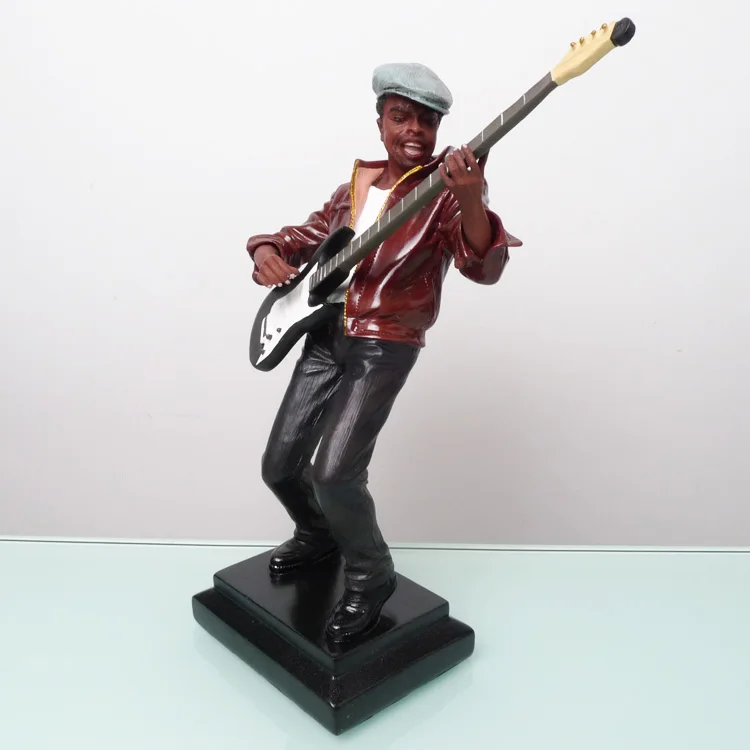 Американский кантри паб группа гитарный плеер статуэтка бюста Смола ручной