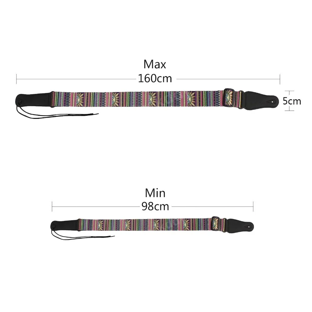 

Acoustic Electric Classical Folk Guitar Bass Ukulele Strap Belt Band Personalized Printing