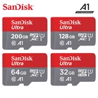 Оригинальный Sandisk микро SD карты 16 ГБ 32 ГБ 64 ГБ 200 ГБ картао де memoria карт Micro SD 128 ГБ Class 10 до 90 МБс. карты памяти