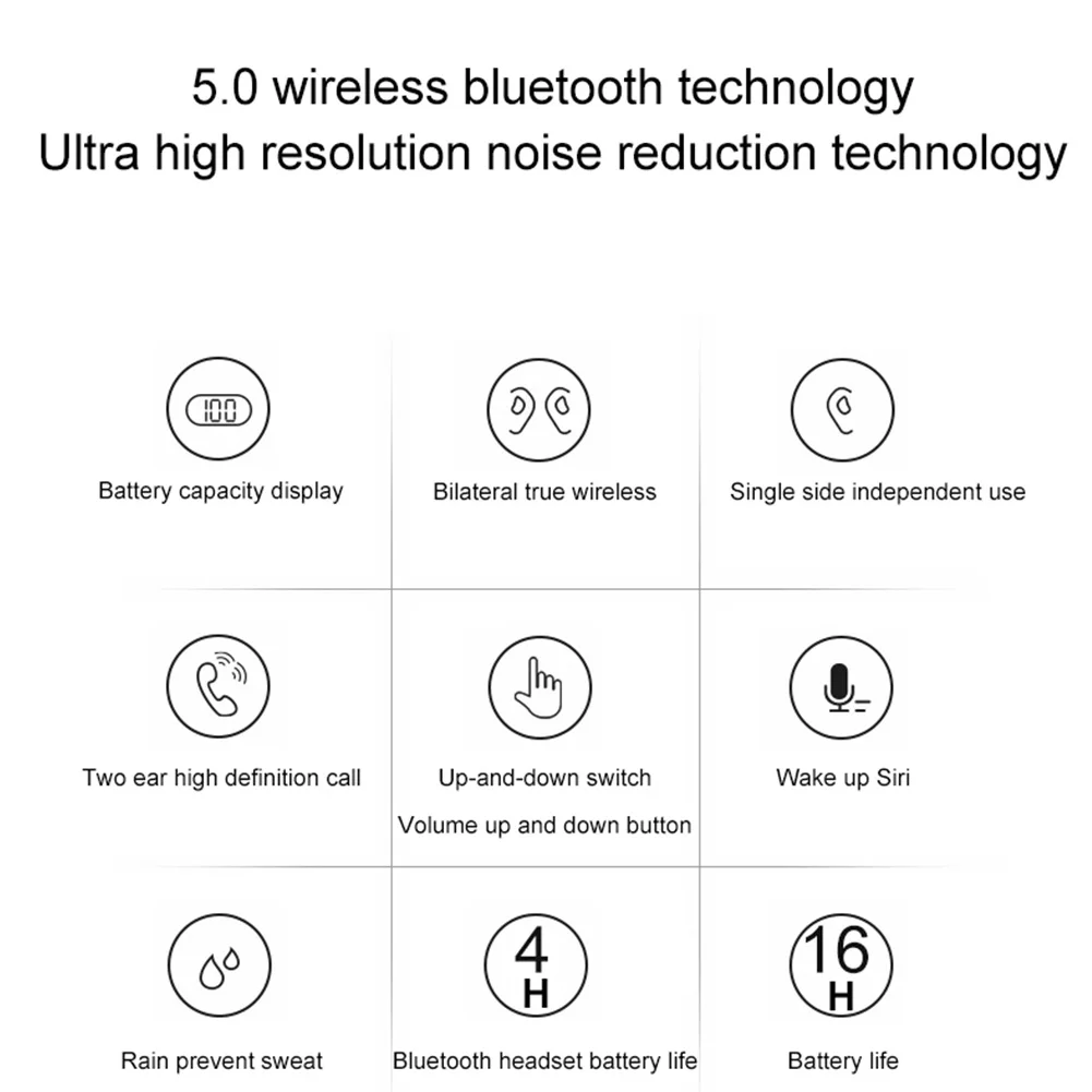 Водонепроницаемый мини Bluetooth Магнитный зарядный Чехол Двойной микрофон