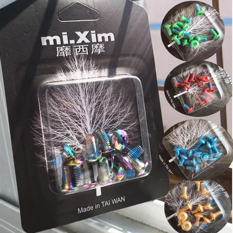 Новое поступление 12 шт. M5x10mm горный MTB дорожный велосипед дисковые тормоза
