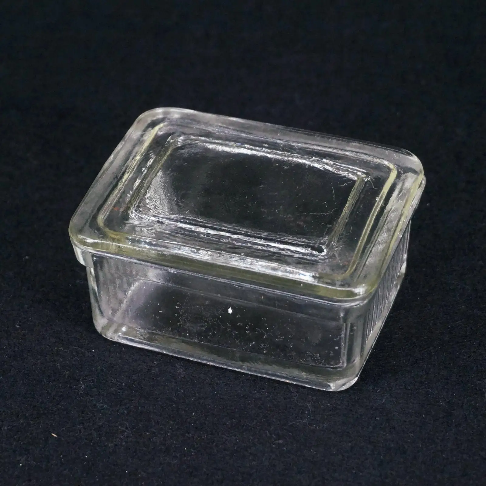 Лабораторная стеклянная Высокая квадратная окрашивающая банка с крышкой 10 шт.