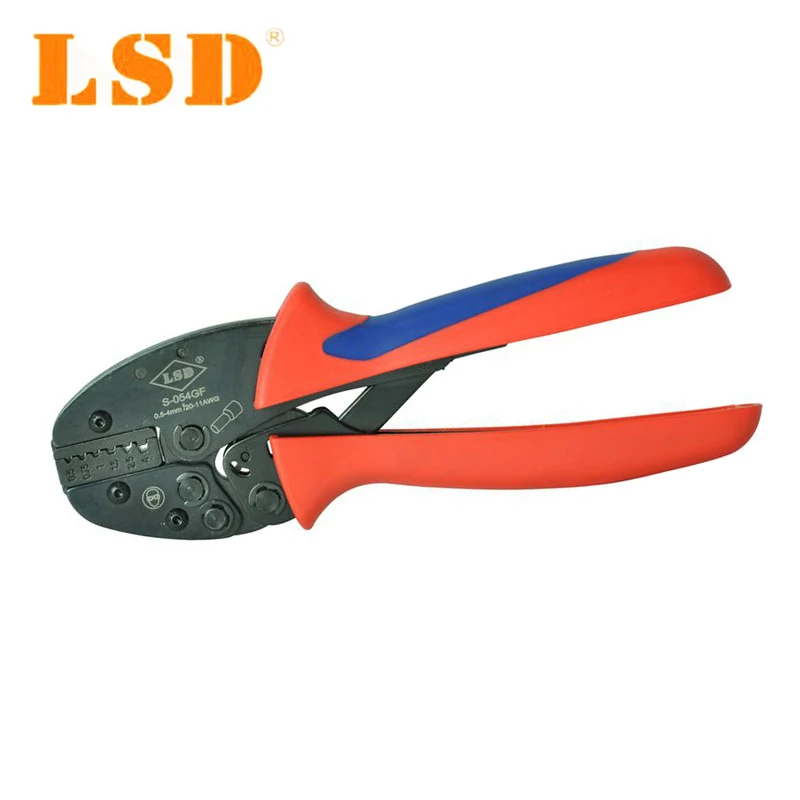 

Crimping hand tools S-054GF for crimping 0.5-4mm2 20-12AWG cable ferrules, cable sleeves crimper pliers wholesale