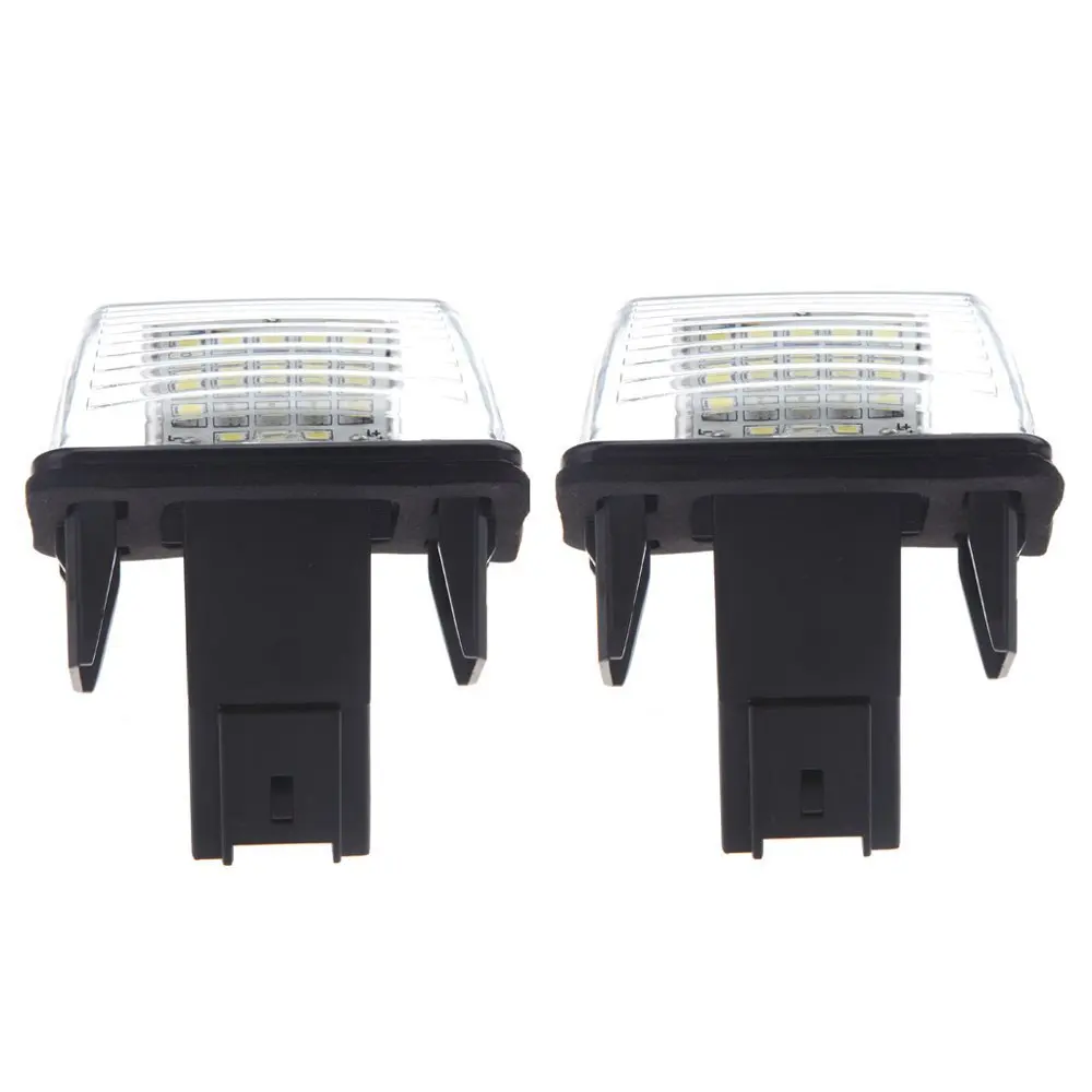 2 шт. SMD СВЕТОДИОДНЫЙ материнская плата Matricula машине Lampara для Peugeot 206 207 306 307 406 407 Citroen