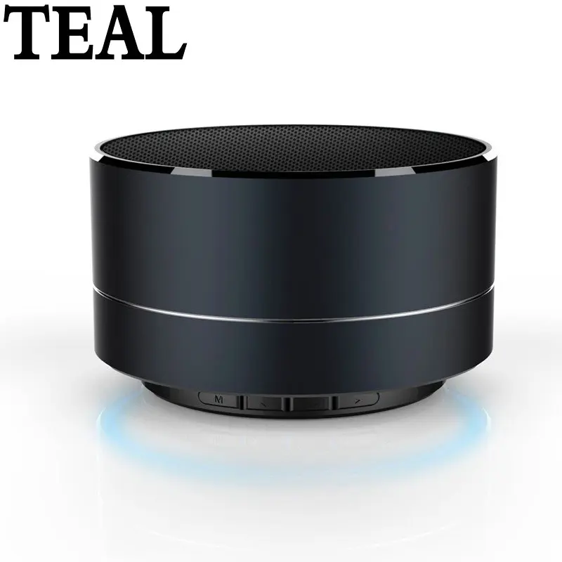 Металлический беспроводной Bluetooth динамик для чтения SD TF карты портативный