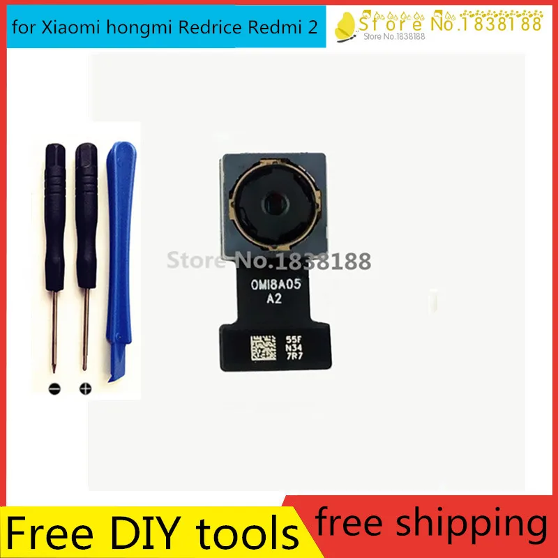 Free DIY tools + Original 100% New Back Rear Camera Flex Cable replacement for Xiaomi hongmi Redrice Redmi 2 Free Shipping