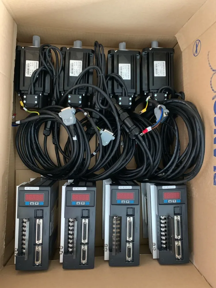 220V 750W 90ST-M02430 серводвигатель переменного тока 3000 об/мин 2,4 n.m. 0,75 КВТ Серводвигатель однофазный привод переменного тока постоянный магнит совпадающий драйвер