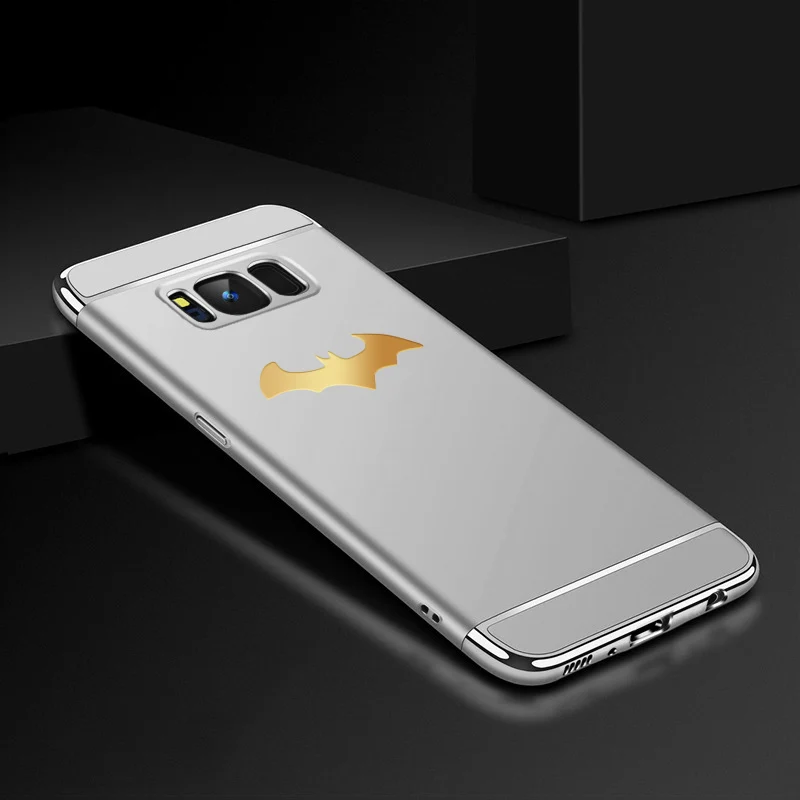 Роскошный чехол 3 в 1 покрытие Бэтмен телефон чехол s для samsung Galaxy S8 S9 S10 Plus Note 9 Mate 8 крышка A3 A5 A7 A6 A8 A9 Coque
