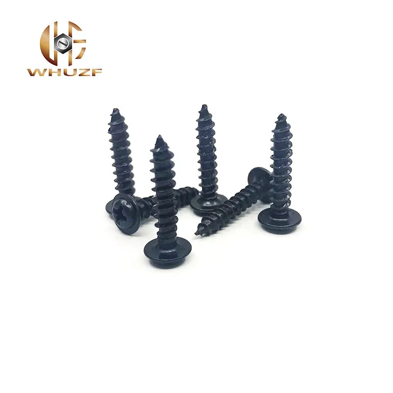 100 шт. самонарезающие винты с цилиндрической головкой черные M2.3 * 4/5/6/8/12 мм|Винты| |