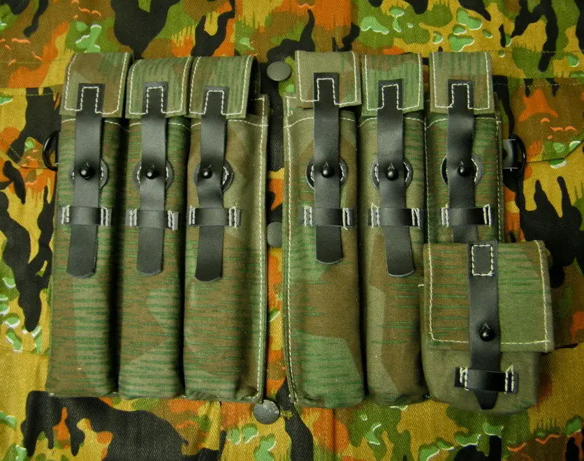Немецкая армия Второй мировой войны HEER MP38 MP40 камуфляжные боеприпасы мешочки