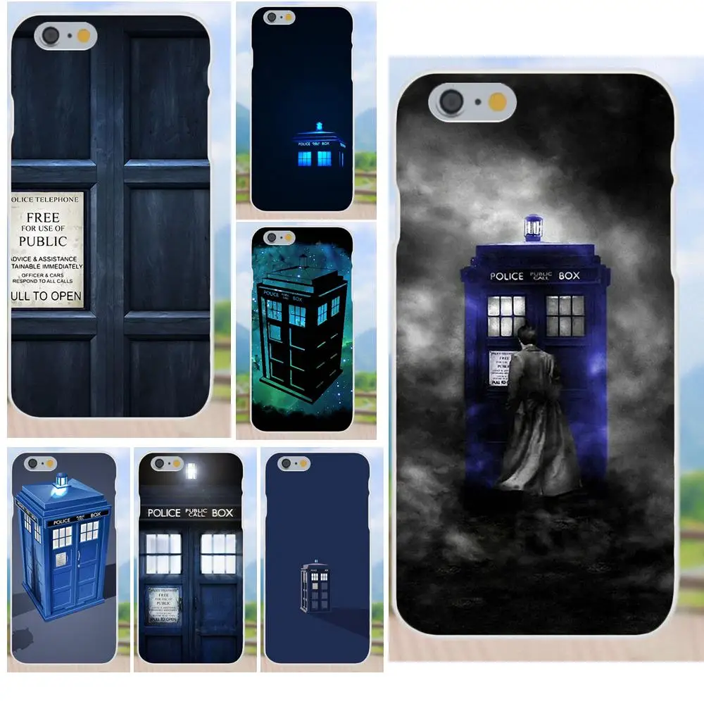 Для Apple iPhone 4 4S 5 5C 5S SE 6 S 7 8 Plus X XS Max XR чехол для Doctor Who Series Tardis Police Box Dalek|Чехлы-накладки|