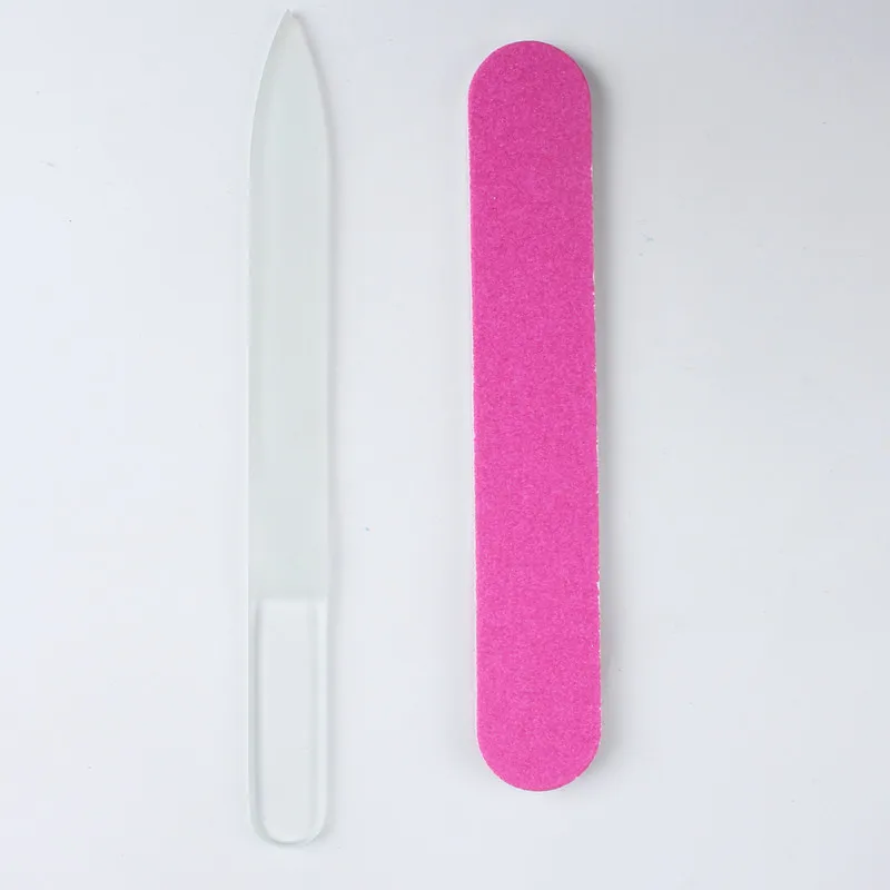 Professional Nail Tools Glass File Nagelvijl Polish Lime A Ongle Professionel 2pcs/set Files | Красота и здоровье
