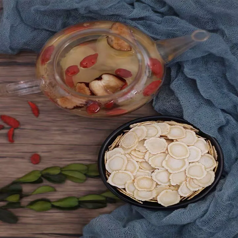 

High-quality Panax quinquefolium slice 15 years American ginseng Improving immunity bringing health to the body