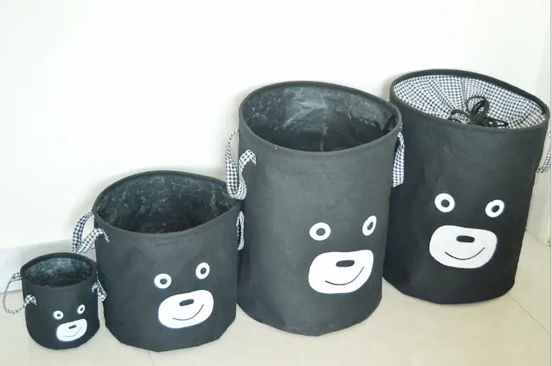 Корзина для белья в виде мультяшного медведя 1 набор/4 шт. украшение одежды