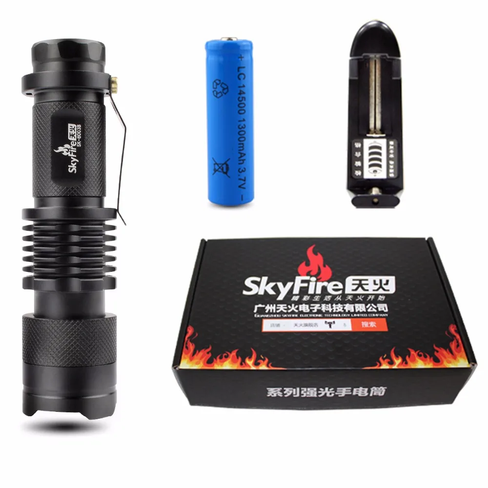 Skyfire тактические мини портативный мощный водонепроницаемый из светодиодов