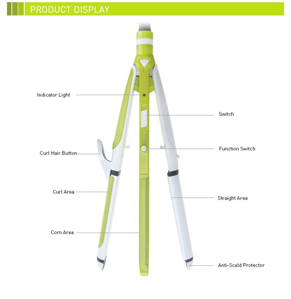Кукурузная завивка выпрямитель для волос милый 3 в 1 многофункциональные щипцы