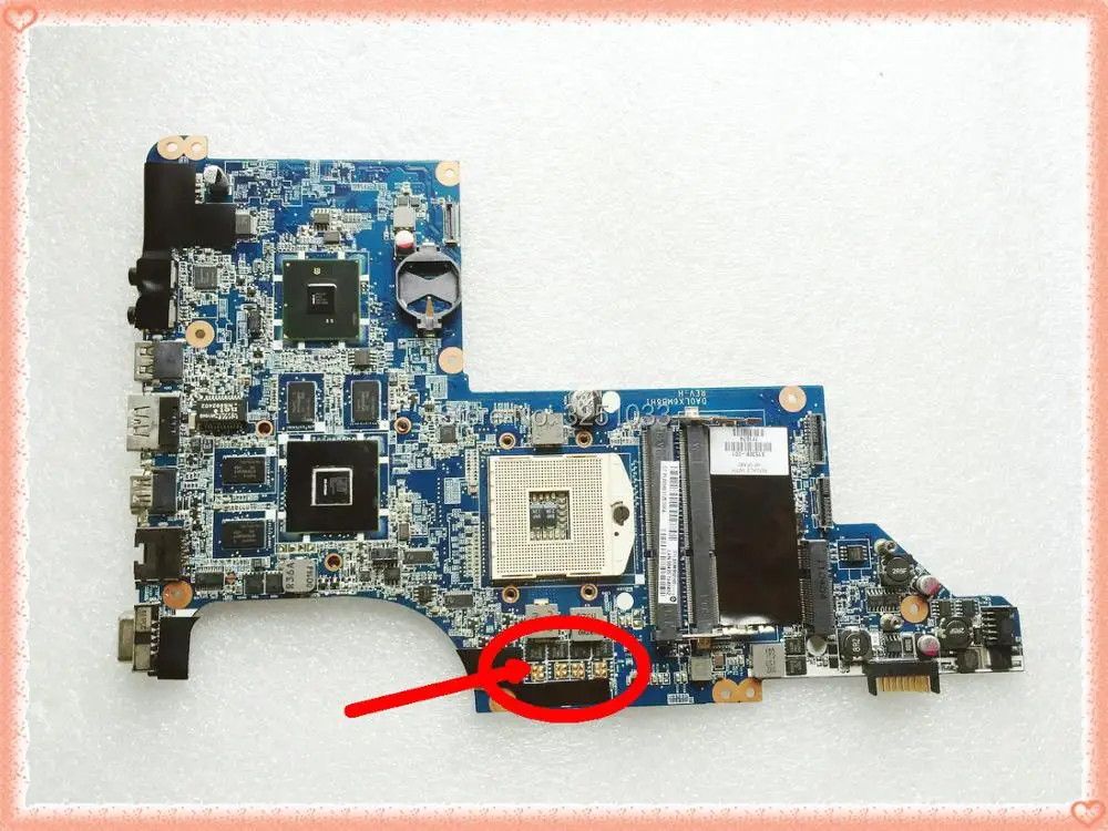 Материнская плата HM55 DDR3 DA0LX6MB6H1 DA0LX6MB6F2 615308 001 HD5650M 17 3 дюйма для ноутбука HP PAVILION DV7 4000