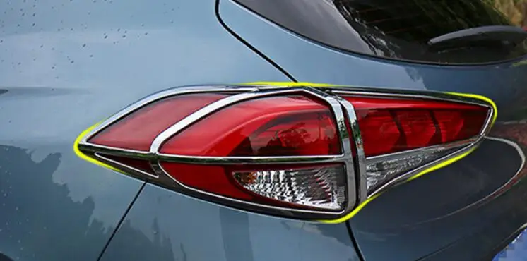 Подходит для hyundai Tucson Хром передний задний багажник Головной фонарь Крышка лампы отделка Стайлинг гарнир рамка Молдинг