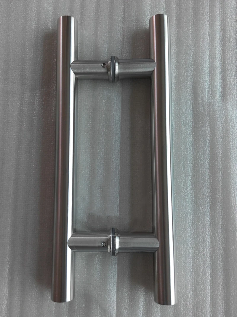 Длина 800 мм нажимная дверная ручка из нержавеющей стали для входа/стекла/магазина