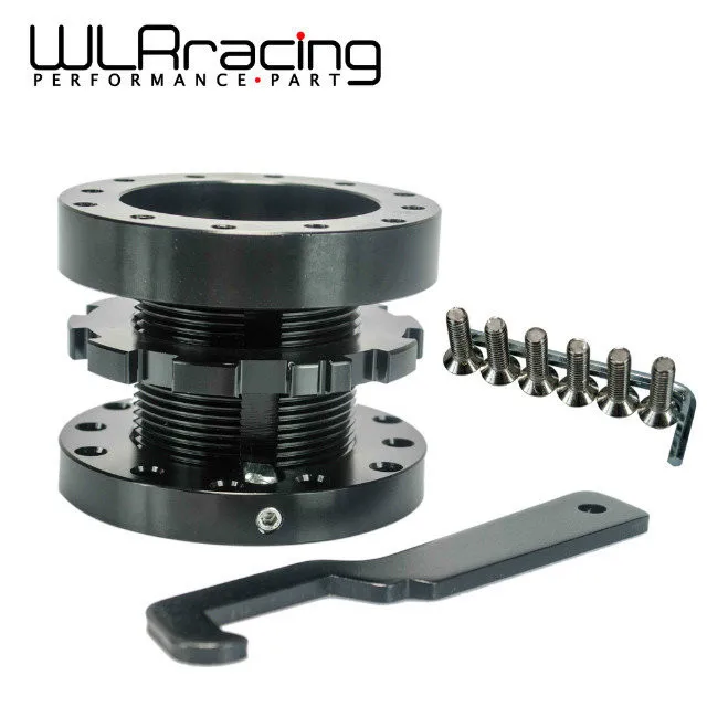 WLR RACING-черный Регулируемый 40 мм до 70 мм распорка рулевого колеса BOSS HUB KIT WLR-SWF21